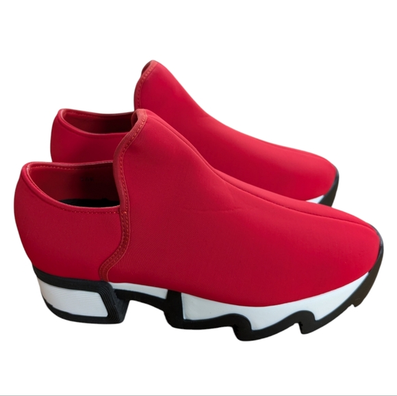 iRi Wes Red Neoprene Low Top Sneaker Size 36.5 (6.5) - Picture 13 of 13